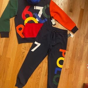 Polo by Ralph Lauren Colorful Logo Joggers